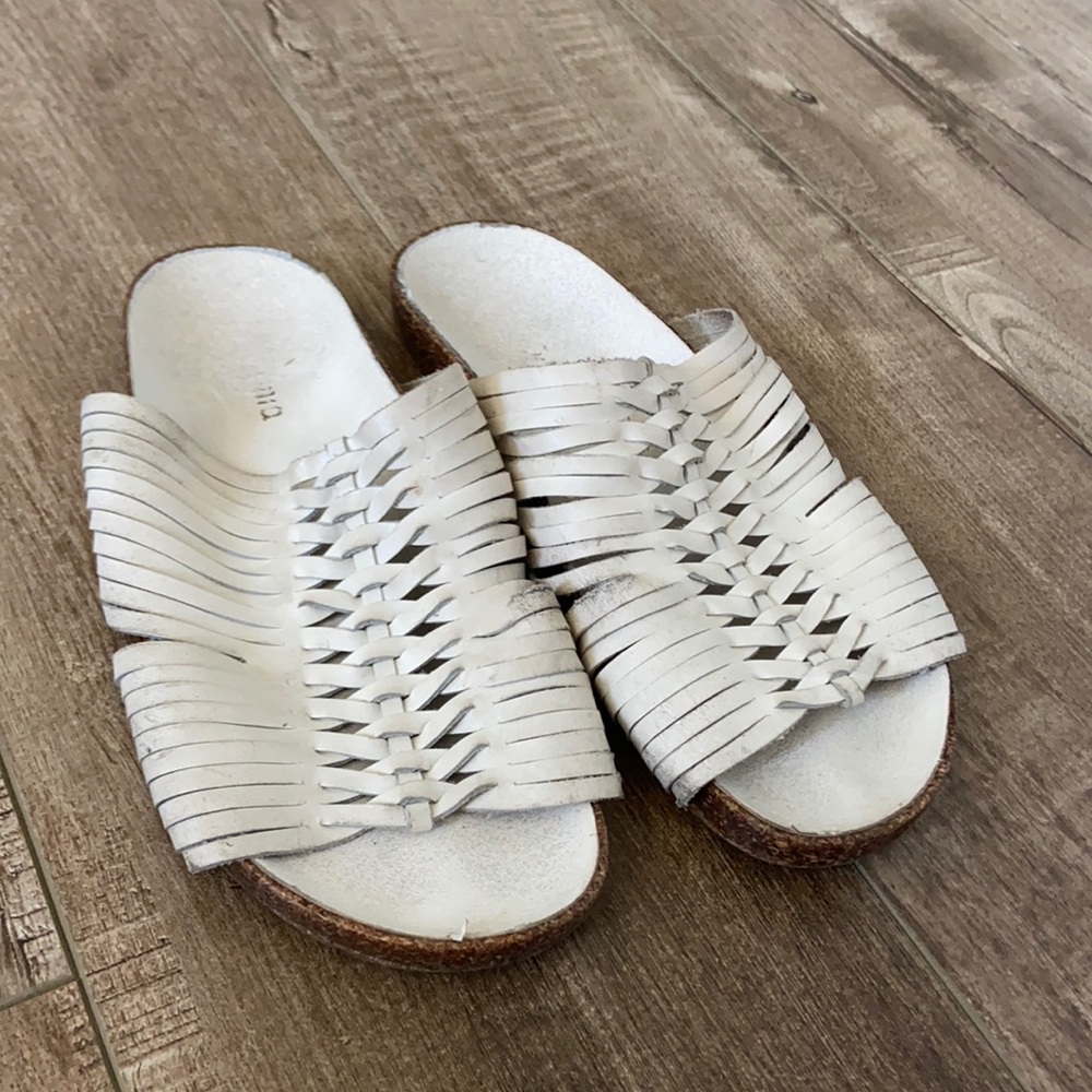 White Brazilian Sandals